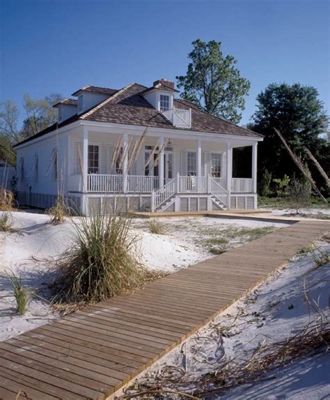 A Simple Creole Beach Cottage A Renovated French Creole Cottage Offers