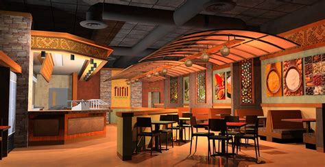 Wall finishes are one of the most important design elements in any commercial or residential interior environment. Interior Restaurant Design | 3D Restaurant Rendering | Res ...