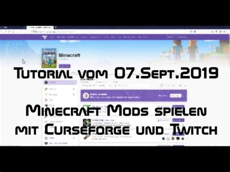 I am trying to install minecraft on the twitch app because i wanted to play skyfactory. Minecraft Mods mit Twitch App installieren. - YouTube