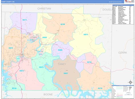 Missouri Wall Map Color Cast Style By Marketmaps Maps - vrogue.co
