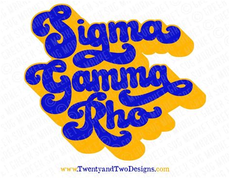 SGRho SVG Sigma Gamma Rho Svg Sigma Gamma Rho Art Sigma | Etsy