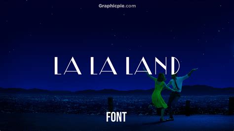 La La Land Font Graphic Pie