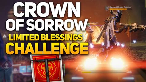 How To Complete The Limited Blessings Challenge In The Crown Of Sorrow