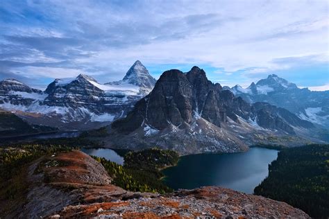 Canada British Columbia Alberta Mt Assiniboine Mountains Lakes