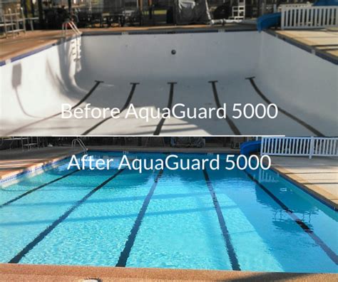 Commercial Pool Before And After Aquaguard 5000 Pool Miami By