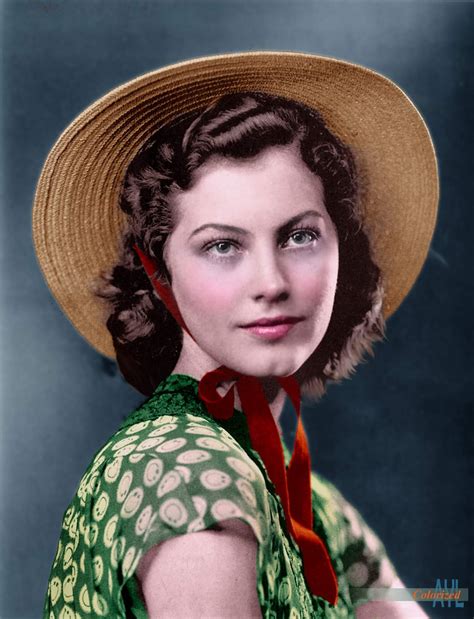 Colors For A Bygone Era A Young Pre Hollywood Ava Gardner 1922 1990