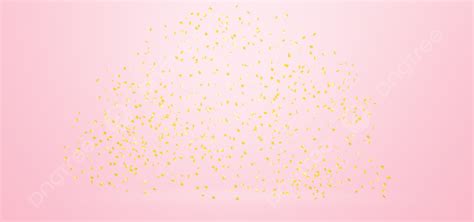 Golden Square Confetti Sparkles On Pink Pastel Background Golden Pink