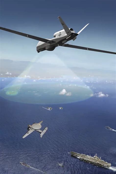 Mq 4c Triton Bams Broad Area Maritime Surveillance Unmanned Aircraft