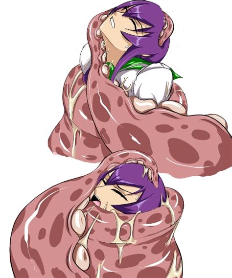 Bhm Busujima Saeko Highschool Of The Dead Breasts Large Breasts Long Hair Octopus Purple