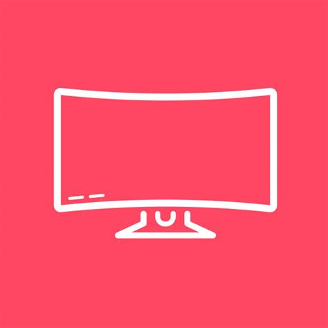 Curved Monitor Illustrations Royalty Free Vector Graphics And Clip Art