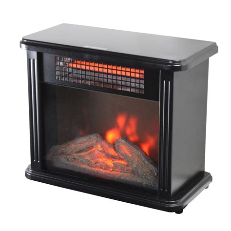 Choosing the right type of electric fireplace heater is critical when shopping for one to suit a specific space. Comfort Zone Portable Mini Fireplace Electric Heater 120 ...