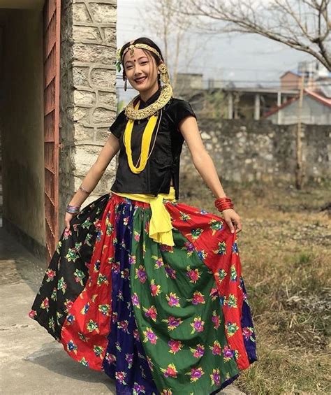 nepali girl in authentic dress 🇳🇵 nepalese cultural dresses mention us in ur story … fashion