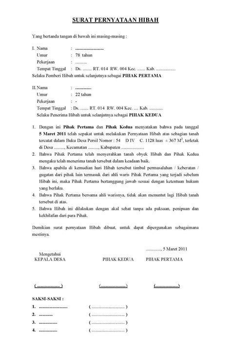 Dengan membaca artikel ini kamu akan bisa membuat surat kuasamu sendiri untuk berbagai keperluan. Contoh Surat Wakaf Tanah - Backup Gambar
