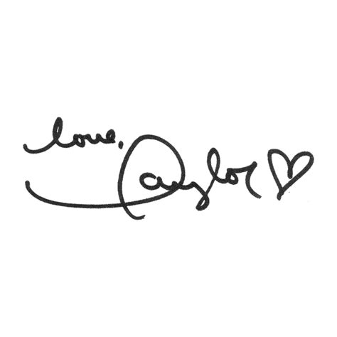 Taylor Swift Signature Png Free Logo Image