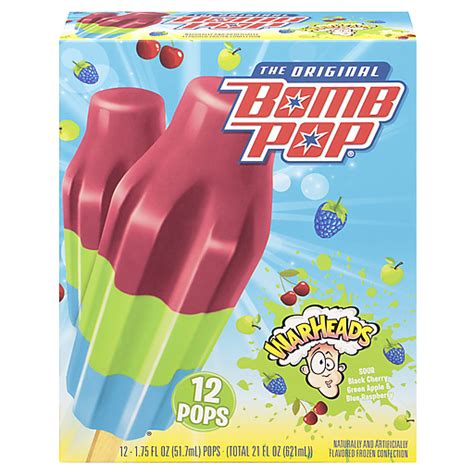 Bomb Pop Sour Warheads Pops Popsicles Miller And Sons Supermarket