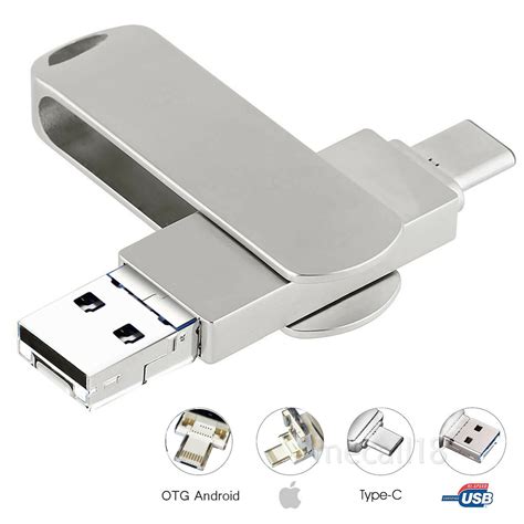 1tb 128gb Otg Usb 30 Flash Drive Memory Stick Type C 4in1 For Iphone