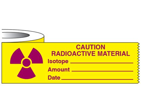 Sra 1 Radioactive Materials Warning Tape
