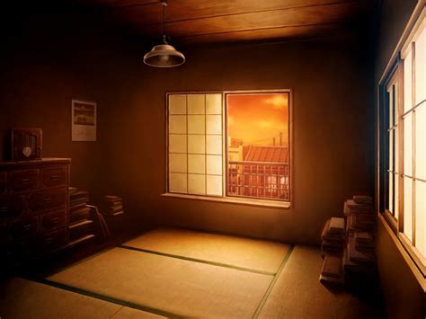 Anime room desktop wallpapers, hd backgrounds. Anime Landscape: Room | Anime background, Anime scenery ...
