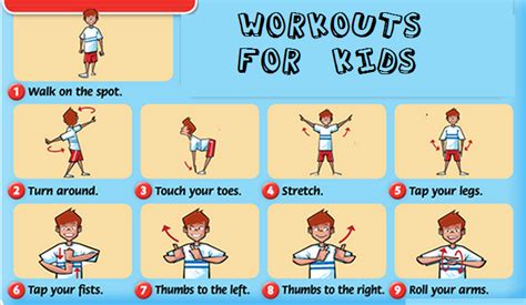 English Language Resources Workouts For Kids