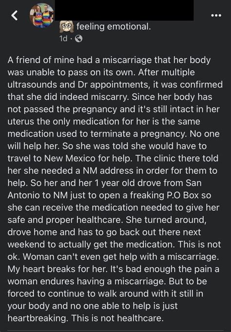 Forced To Carry A Missed Miscarriage This Is Not Healthcare R