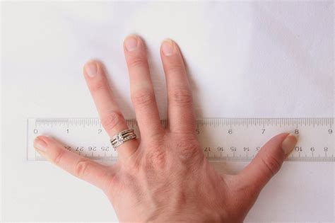 With your pen or pencil. How to Measure with your Hand! - Bite Of Delight
