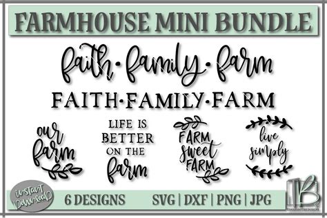 Download Farmhouse SVG Bundle, Farmhouse Sign SVG - SoFontsy