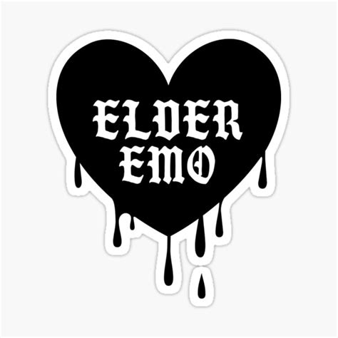 Elder Emo Goth Spooky T For Emos Millennials Not A Phase