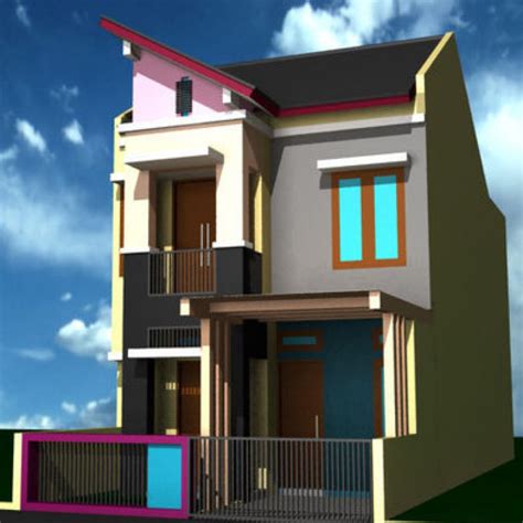 Baru desain rumah minimalis 2 lantai type 45/72, rumah minimalis. 5 Desain Rumah Minimalis 2 Lantai Ukuran 6x9 Terbaru 2020