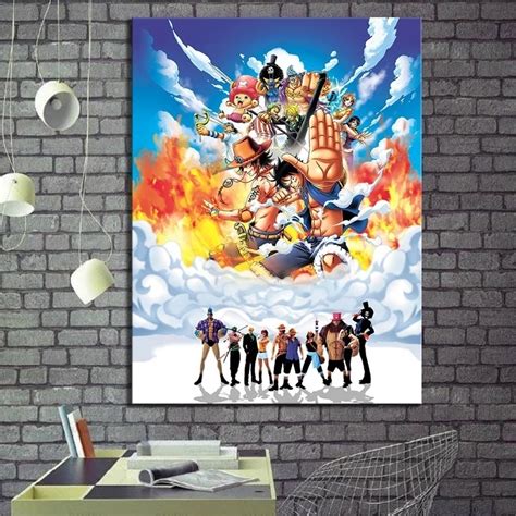 1 Piece Wall Art Anime Poster Picture One Piece Monkey D Luffy Poster