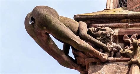 The Mooning Gargoyle Of Freiburg Minster Legend Has It That A Disgruntled Stonemason Created