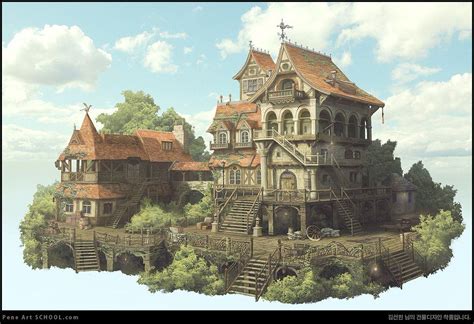 Insp Image™ On Twitter Fantasy House Fantasy City Building Art