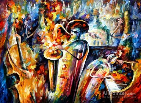 Leonid Afremov Musicians Oil Painting Reproductions For Sale