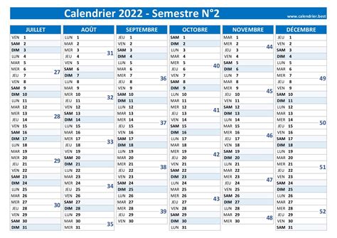 Numéro De Semaine 2022 Liste Dates Et Calendrier 2022 Avec Semaine