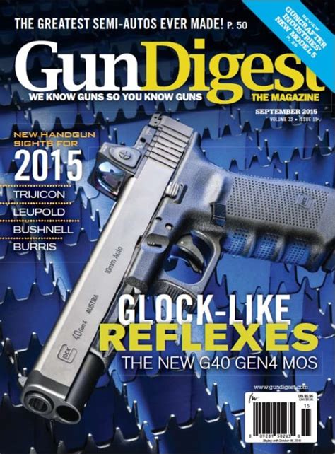 Gun Digest The Magazine September 2015 Digital Issue Gundigest Store