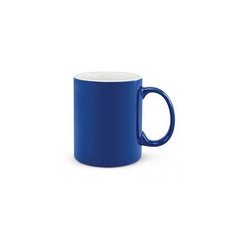 330ml Blue Arabica Coffee Mug Promotional And Printed Reusable Custom