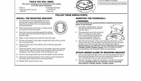 First Alert Smoke Alarms Manual