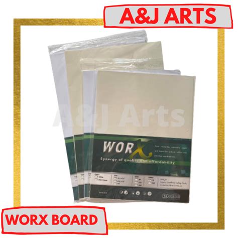 Worx Specialty Board Paper 200 Gsm White Pale Cream Shortlong Size