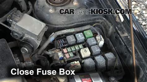 Main fuse and fuse box. Replace a Fuse: 1998-2002 Mazda 626 - 1998 Mazda 626 LX 2.0L 4 Cyl.