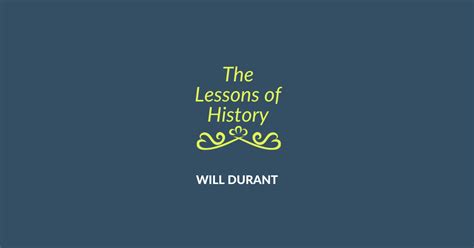 Resumen y reseña de Las lecciones de la historia Libro de Will Durant