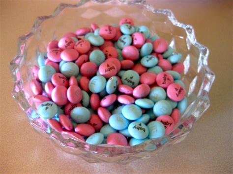 Pink and Blue M&Ms  Gender reveal party, Easter gender reveal, Reveal