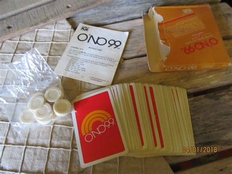 Vintage 1980 International Games Uno 99 Card Game Original Box | Etsy