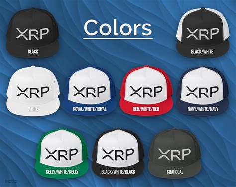 Xrp Logo Hat Xrp Trucker Hat Xrp Hat Crypto Hat 3d Etsy