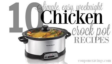 10 Chicken Crock Pot Meals Pinned Over 500,000 Times