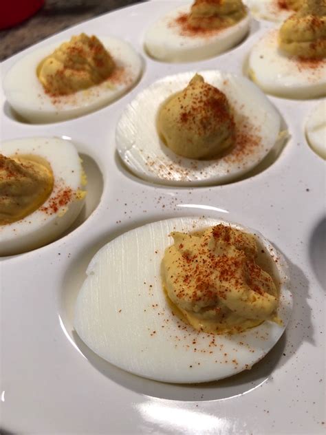 Find the best deviled egg recipes, from bacon deviled eggs to healthy deviled eggs. Deviled Eggs: Directions, calories, nutrition & more | Fooducate