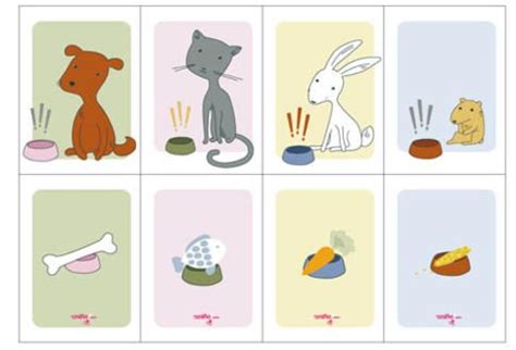 Apúntate a estos juegos para imprimir que preparan a los niños en edad preescolar a leer, escribir y contar. Juego de parejas para imprimir - Juegos para casa - Juegos ...