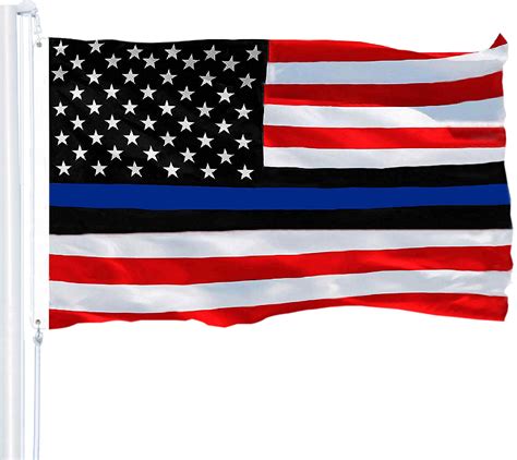 Thin Blue Line American Flags Blue Lives Matter Law Enforcement 3x5ft 3