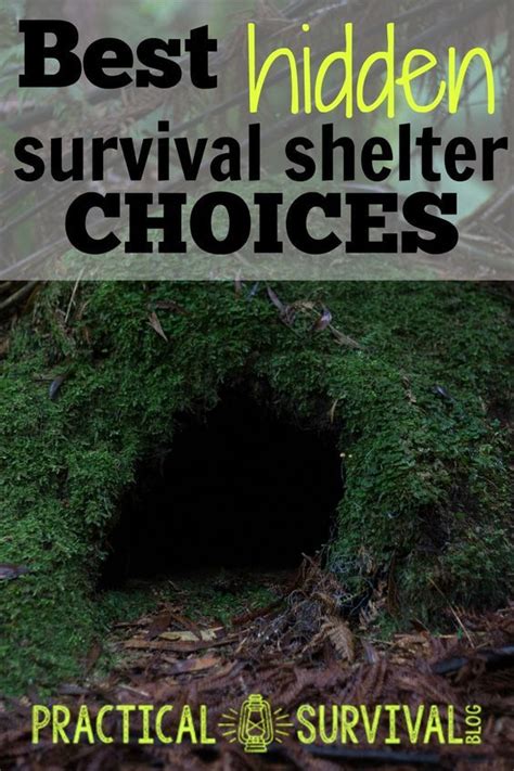 Best Hidden Survival Shelter Choices Survival Shelter Survival