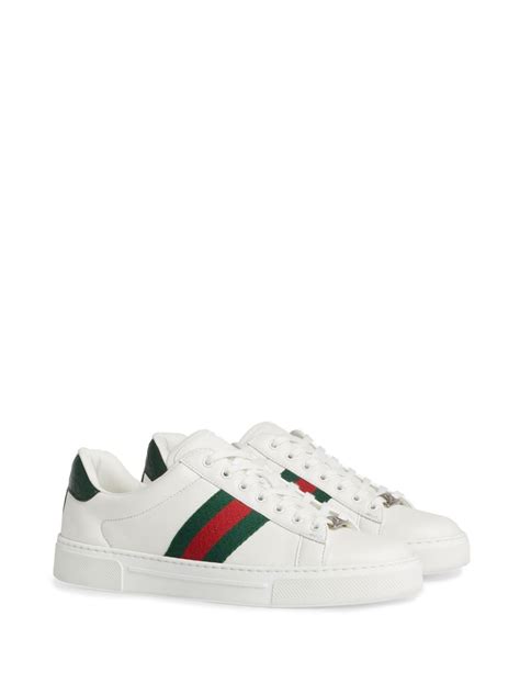Gucci Ace Low Top Leather Sneakers Farfetch