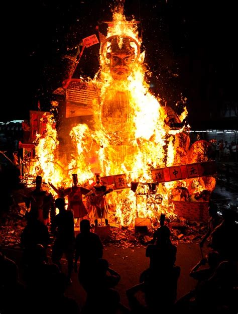 This day falls in july or august in our western calendar. Yu Lan - the Hungry Ghost Festival