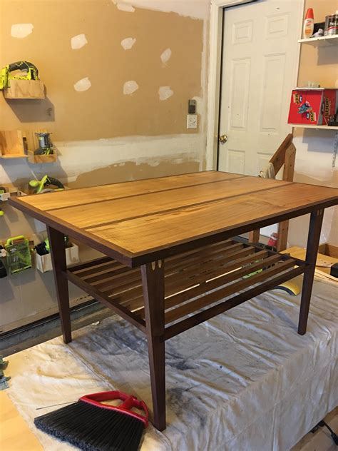 It's something you put in front of the sofa to be able to put your coffee cup, tv remote or book on and that's the end of the story. Another garage workshop original, coffee table. : woodworking